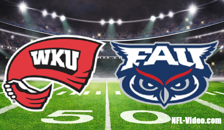 Western Kentucky vs Florida Atlantic Football Week 13 2022 Full Game Replay NCAA College Football