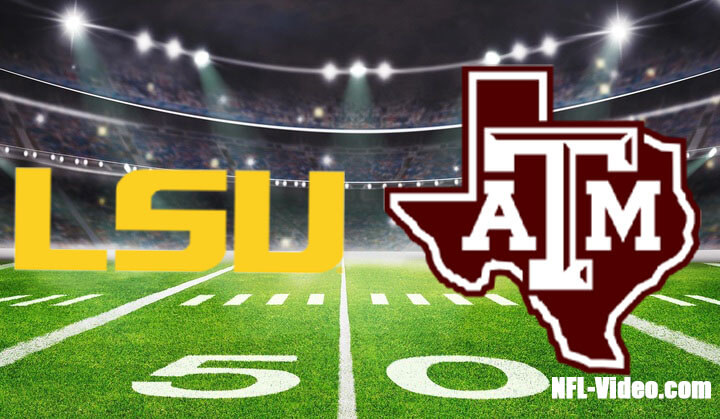 #5 LSU Tigers vs Texas A&M Aggies Football Week 13 2022 Full Game Replay NCAA College Football