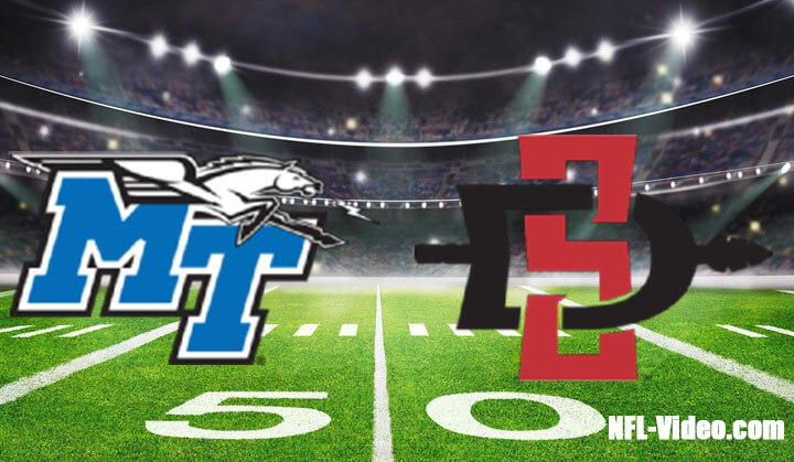 Middle Tennessee vs San Diego State 2022 Hawai'i Bowl Full Game Replay NCAA College Football