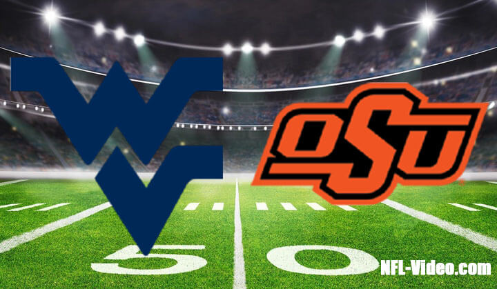 West Virginia vs Oklahoma State Football Week 13 2022 Full Game Replay NCAA College Football