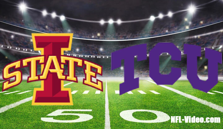 Iowa State vs #4 TCU Football Week 13 2022 Full Game Replay NCAA College Football
