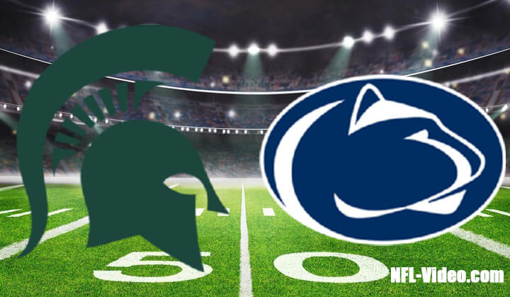 Michigan State vs #11 Penn State Football Week 13 2022 Full Game Replay NCAA College Football