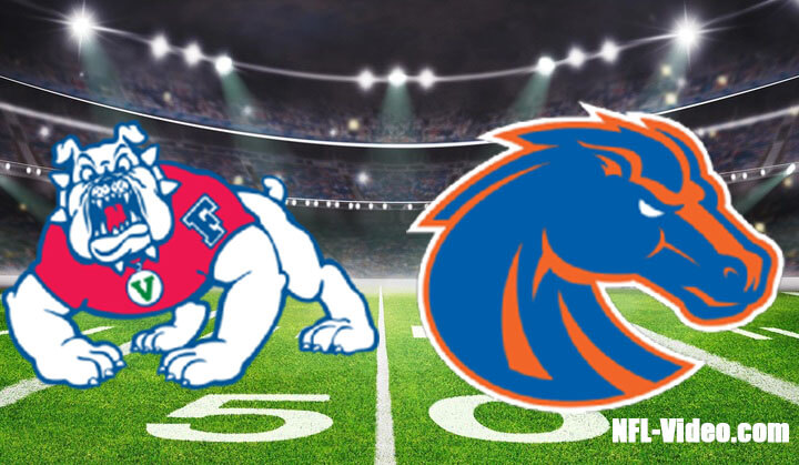 Fresno State vs Boise State Mountain West Championship 2022 Full Game Replay NCAA College Football