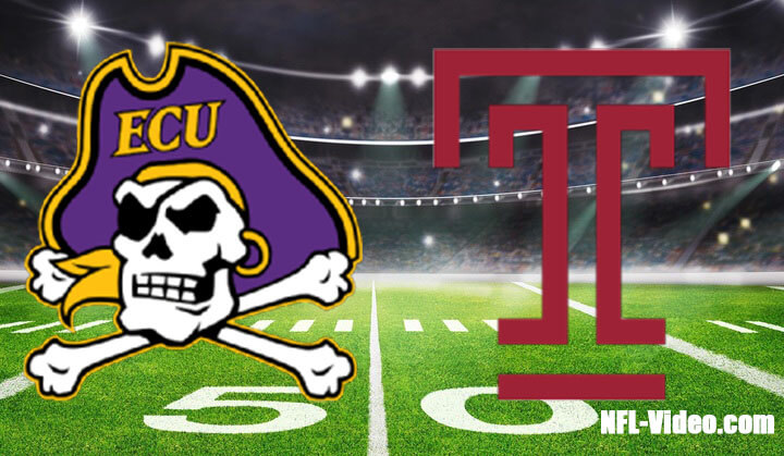 East Carolina vs Temple Football Week 13 2022 Full Game Replay NCAA College Football