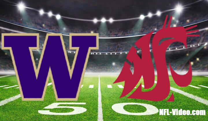 #13 Washington vs Washington State Football Week 13 2022 Full Game Replay NCAA College Football