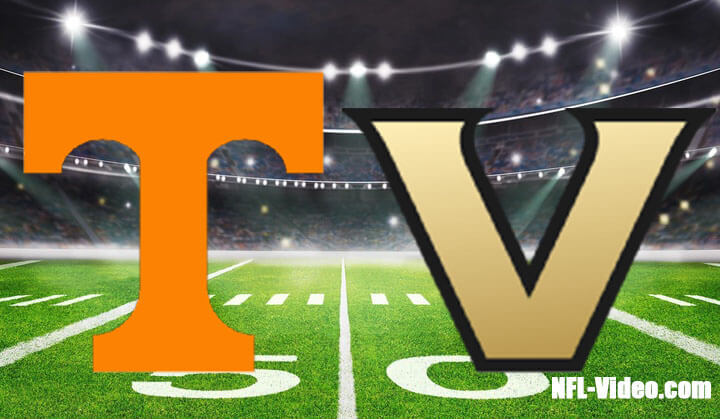 #10 Tennessee vs Vanderbilt Football Week 13 2022 Full Game Replay NCAA College Football