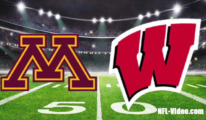 Minnesota vs Wisconsin Football Week 13 2022 Full Game Replay NCAA College Football