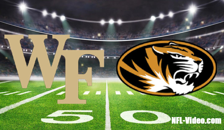 Wake Forest vs Missouri 2022 Gasparilla Bowl Full Game Replay NCAA College Football