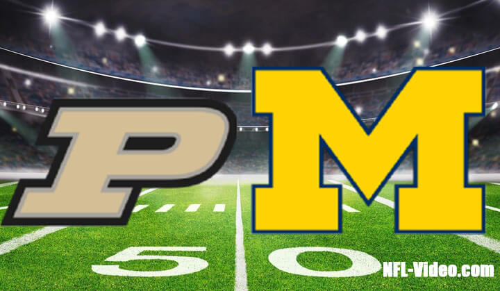 Purdue vs Michigan Big Ten Championship 2022 Full Game Replay NCAA College Football