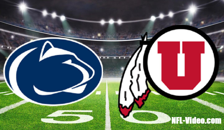 Penn State vs Utah 2022 Rose Bowl Full Game Replay NCAA College Football