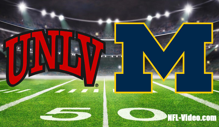UNLV vs Michigan Football Week 2 2023 Full Game Replay NCAA College Football