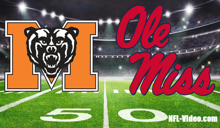 Mercer vs Ole Miss Football Week 1 2023 Full Game Replay NCAA College Football