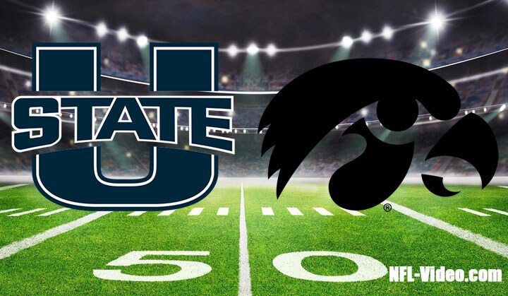 Utah State vs Iowa Football Week 1 2023 Full Game Replay NCAA College Football