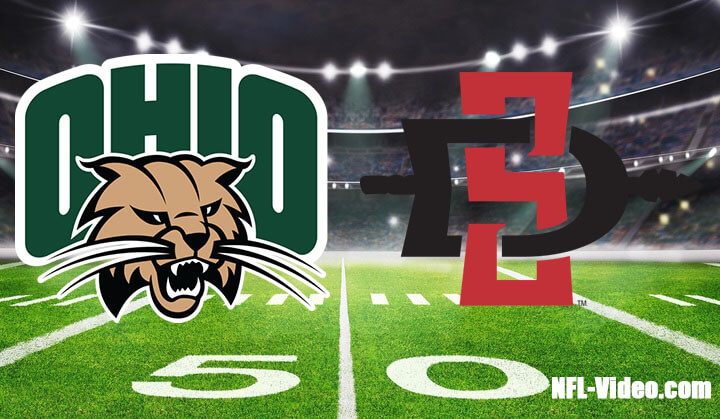 Ohio vs San Diego State Football Week 1 2023 Full Game Replay NCAA College Football