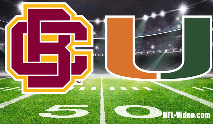 Bethune-Cookman vs Miami Football Week 3 2023 Full Game Replay NCAA College Football