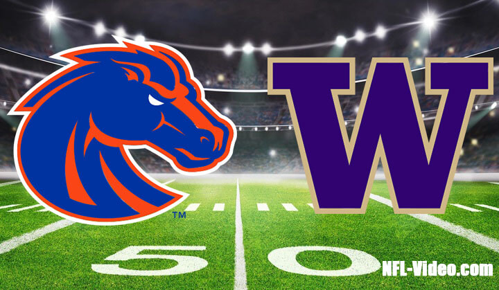 Boise State vs Washington Football Week 1 2023 Full Game Replay NCAA College Football