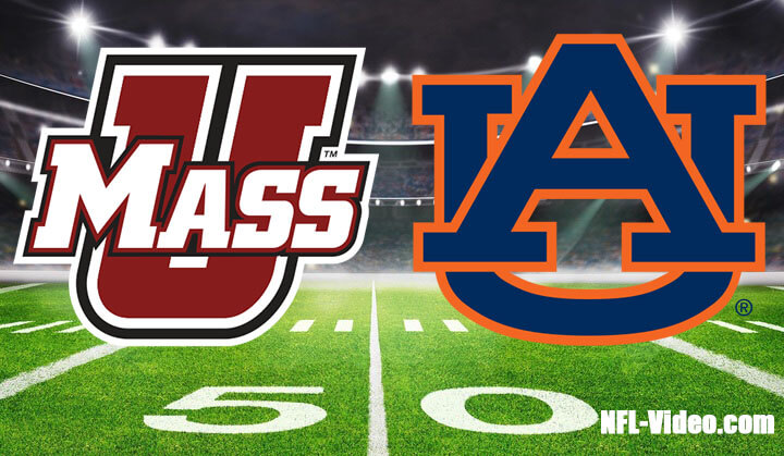 UMass vs Auburn Football Week 1 2023 Full Game Replay NCAA College Football