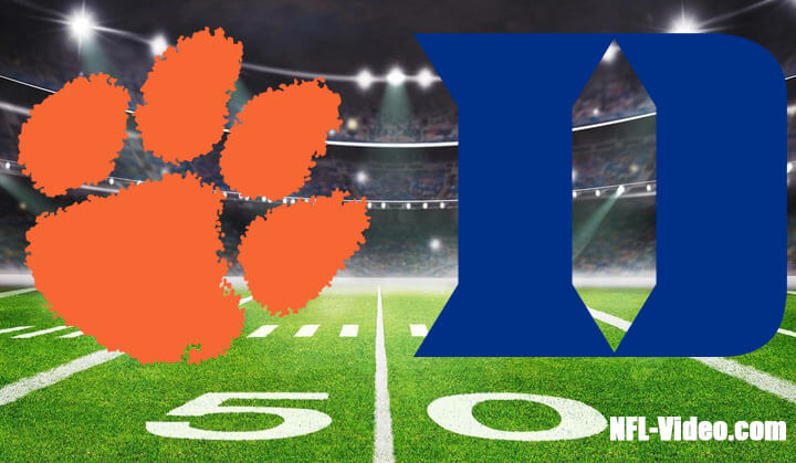 Clemson vs Duke Football Week 1 2023 Full Game Replay NCAA College Football