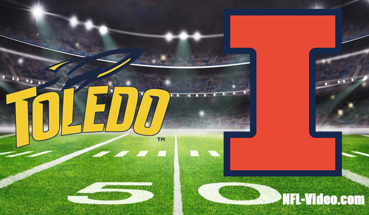 Toledo vs Illinois Football Week 1 2023 Full Game Replay NCAA College Football