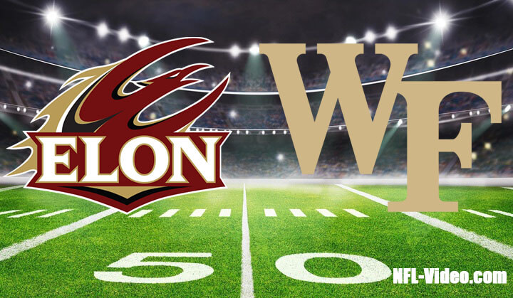Elon vs Wake Forest Football Week 1 2023 Full Game Replay NCAA College Football