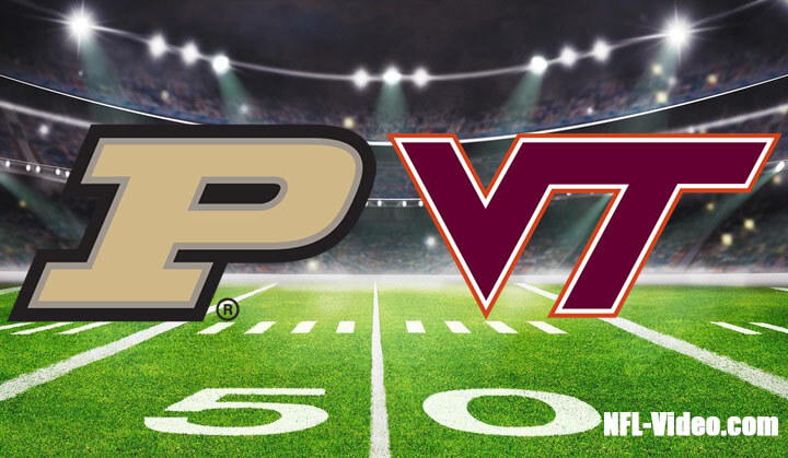 Purdue vs Virginia Tech Football Week 2 2023 Full Game Replay NCAA College Football