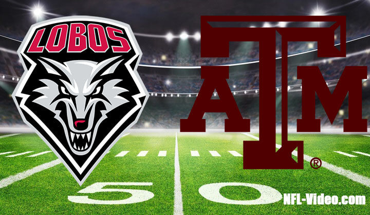 New Mexico vs Texas A&M Football Week 1 2023 Full Game Replay NCAA College Football