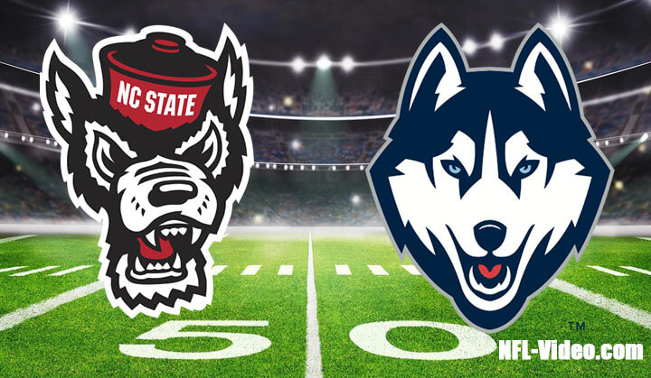 NC State vs UConn Football Week 1 2023 Full Game Replay NCAA College Football