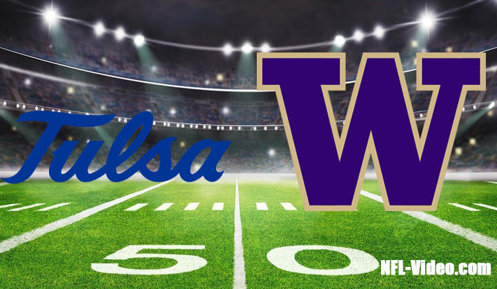 Tulsa vs Washington Football Week 2 2023 Full Game Replay NCAA College Football