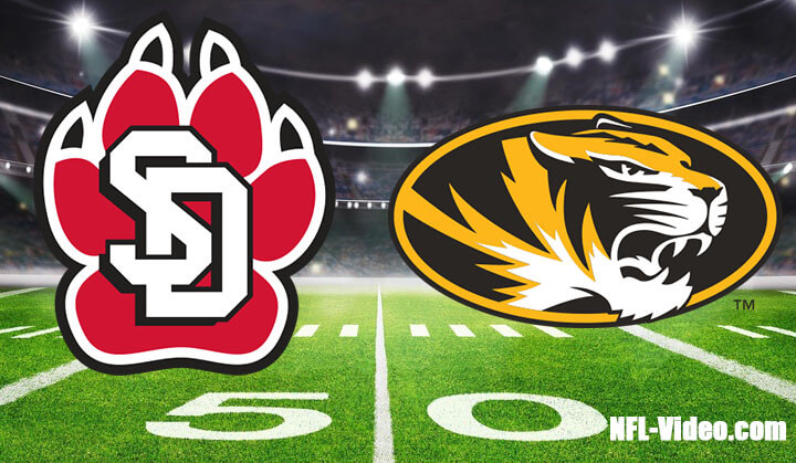 South Dakota vs Missouri Football Week 1 2023 Full Game Replay NCAA College Football