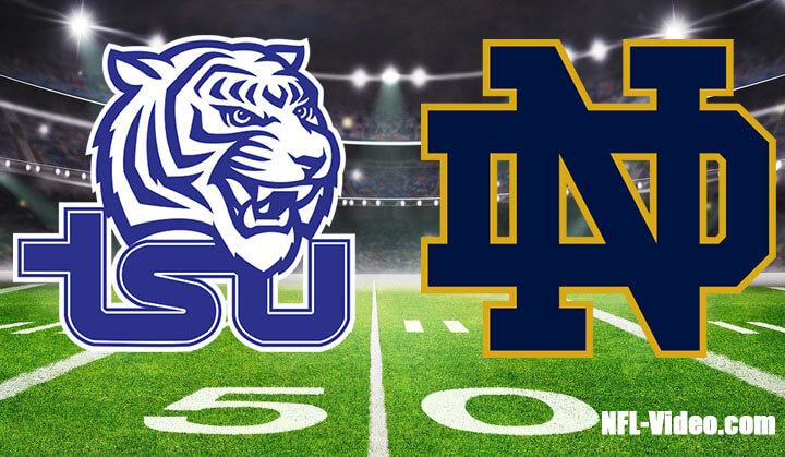 Tennessee State vs Notre Dame Football Week 1 2023 Full Game Replay NCAA College Football