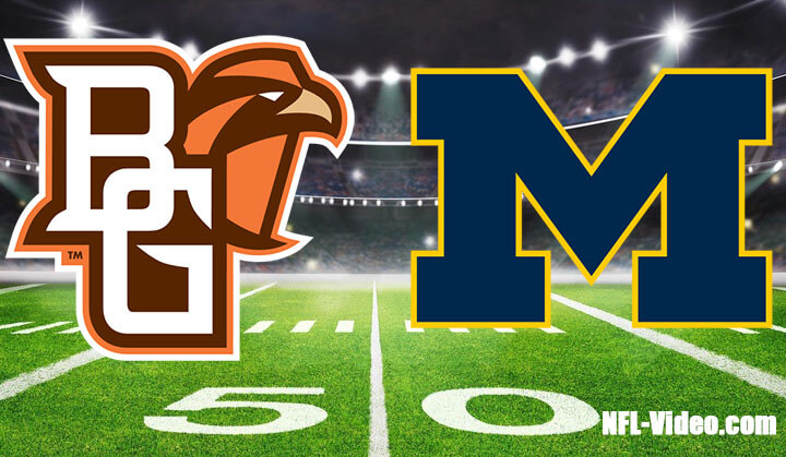 Bowling Green vs Michigan Football Week 3 2023 Full Game Replay NCAA College Football