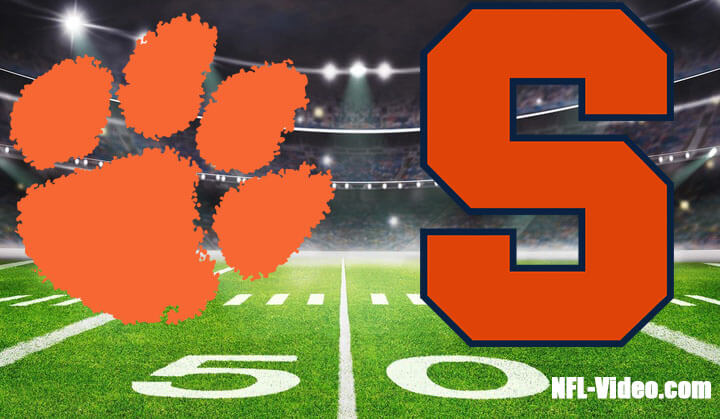 Clemson vs Syracuse Football Week 5 2023 Full Game Replay NCAA College Football