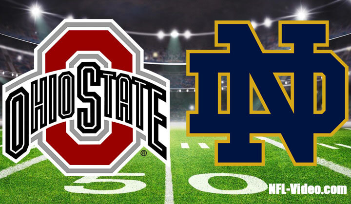 Ohio State vs Notre Dame Football Week 4 2023 Full Game Replay NCAA College Football