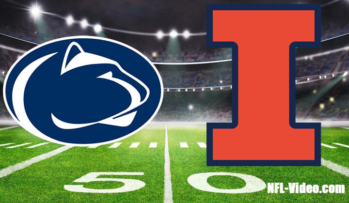 Penn State vs Illinois Football Week 3 2023 Full Game Replay NCAA College Football