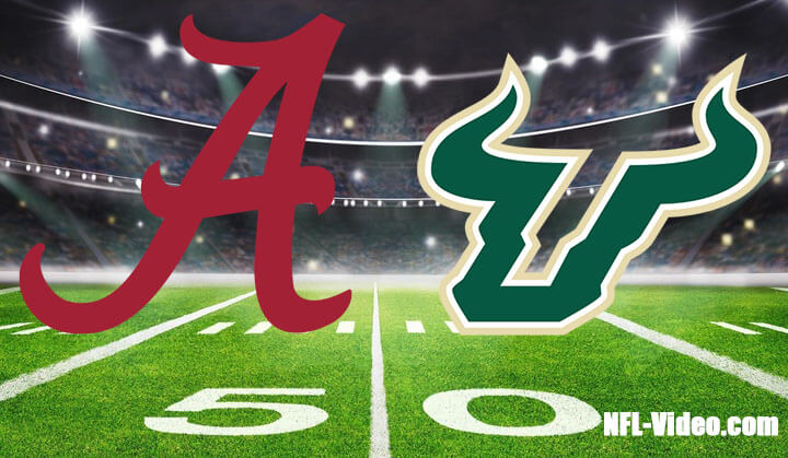 Alabama vs South Florida Football Week 3 2023 Full Game Replay NCAA College Football