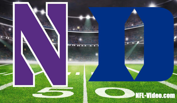Northwestern vs Duke Football Week 3 2023 Full Game Replay NCAA College Football