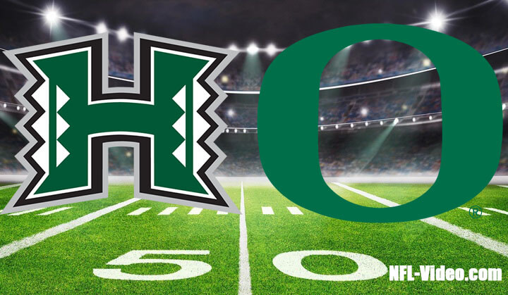 Hawai'i vs Oregon Football Week 3 2023 Full Game Replay NCAA College Football