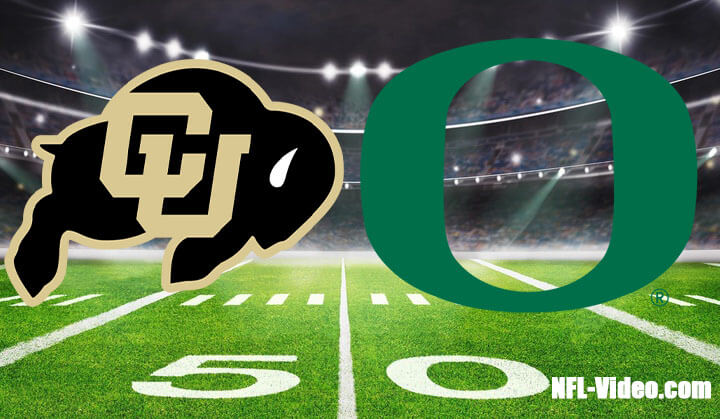 Colorado vs Oregon Football Week 4 2023 Full Game Replay NCAA College Football