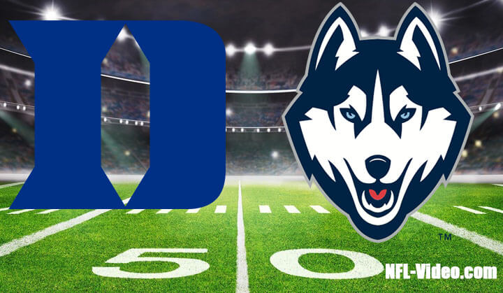 Duke vs UConn Football Week 4 2023 Full Game Replay NCAA College Football