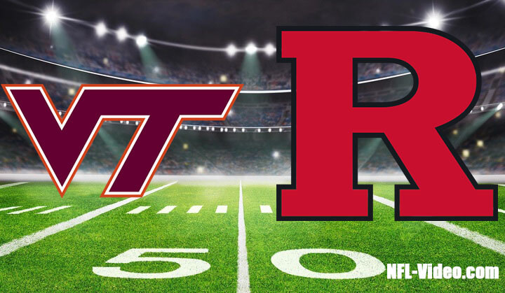 Virginia Tech vs Rutgers Football Week 3 2023 Full Game Replay NCAA College Football