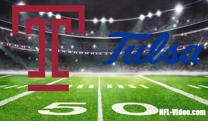 Temple vs Tulsa Football Week 5 2023 Full Game Replay NCAA College Football