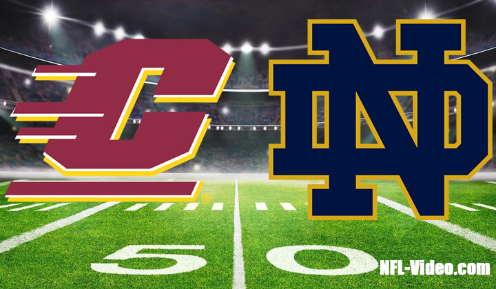 Central Michigan vs Notre Dame Football Week 3 2023 Full Game Replay NCAA College Football