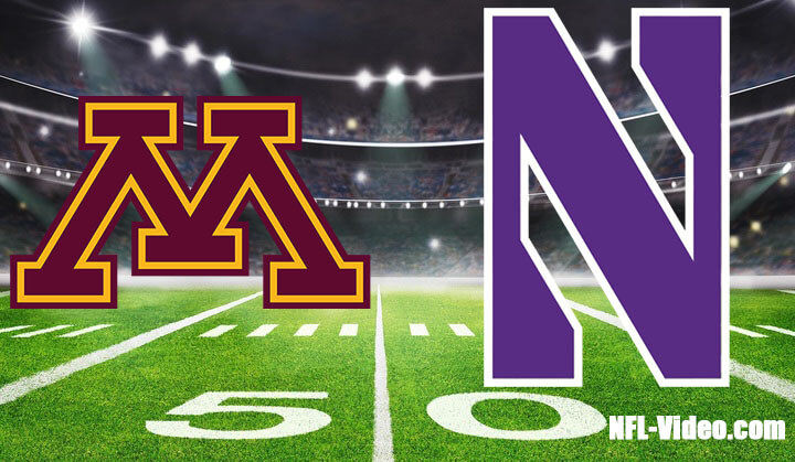 Minnesota vs Northwestern Football Week 4 2023 Full Game Replay NCAA College Football
