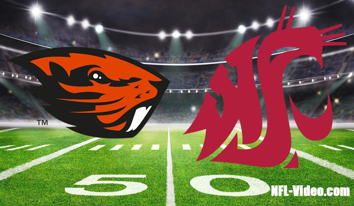Oregon State vs Washington State Football Week 4 2023 Full Game Replay NCAA College Football