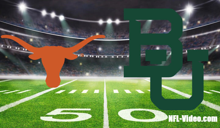 Texas vs Baylor Football Week 4 2023 Full Game Replay NCAA College Football