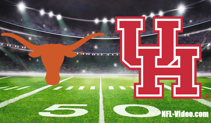 Texas vs Houston Football Week 8 2023 Full Game Replay NCAA College Football