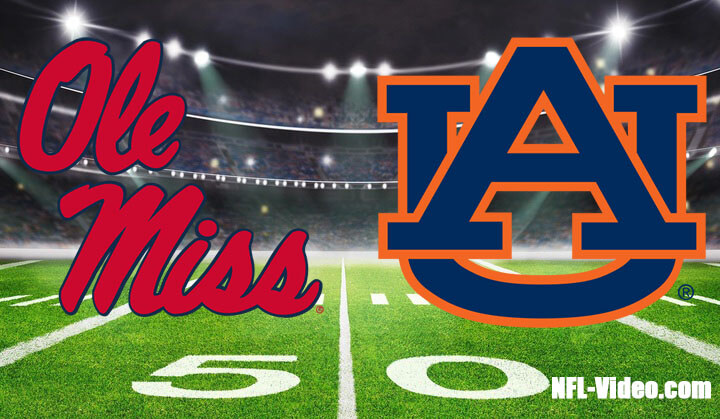 Ole Miss vs Auburn Football Week 8 2023 Full Game Replay NCAA College Football
