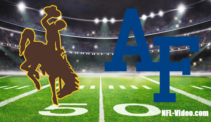 Wyoming vs Air Force Football Week 7 2023 Full Game Replay NCAA College Football