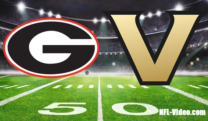 Georgia vs Vanderbilt Football Week 7 2023 Full Game Replay NCAA College Football