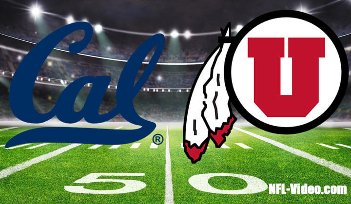 California vs Utah Football Week 7 2023 Full Game Replay NCAA College Football